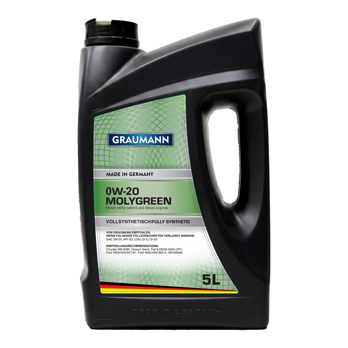 GRAUMANN 0W-20 Molygreen — 5 L canister